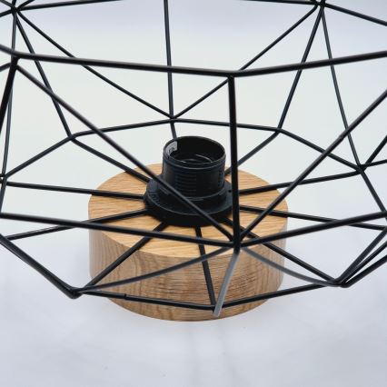 Brilagi - Stropna svjetiljka WOODY BASKET 1xE27/60W/230V hrast