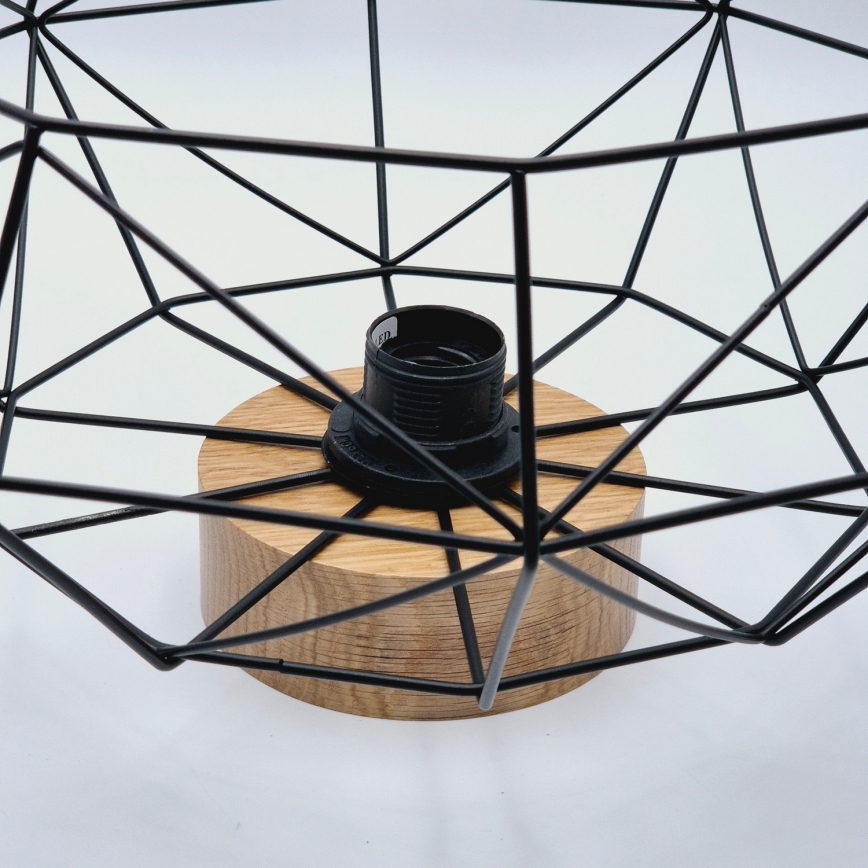Brilagi - Stropna svjetiljka WOODY BASKET 1xE27/60W/230V hrast