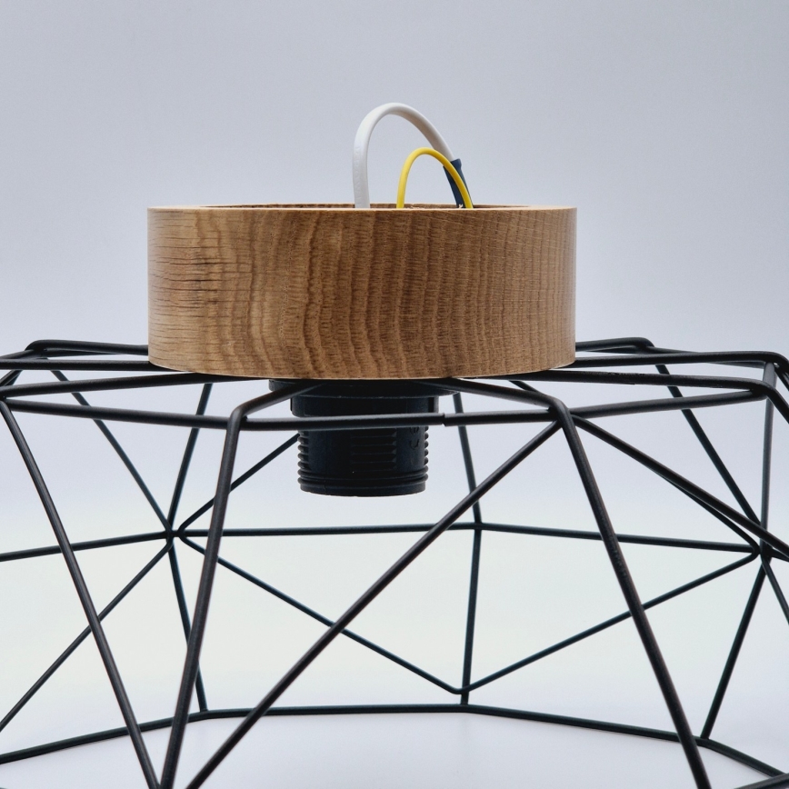 Brilagi - Stropna svjetiljka WOODY BASKET 1xE27/60W/230V hrast