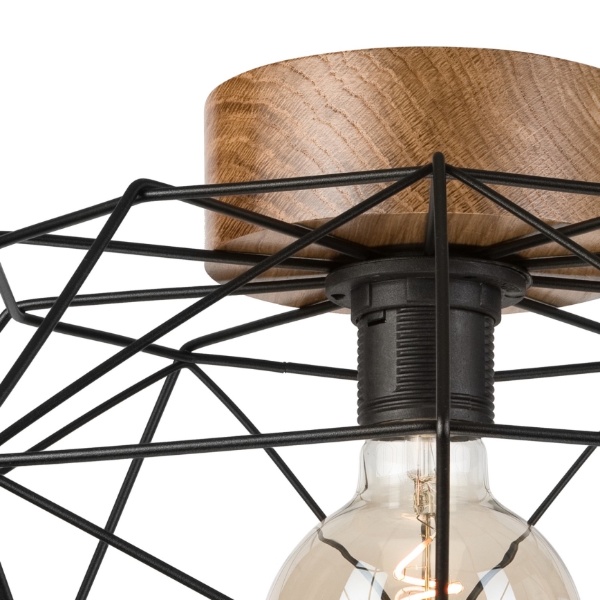 Brilagi - Stropna svjetiljka WOODY BASKET 1xE27/60W/230V hrast