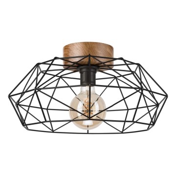 Brilagi - Stropna svjetiljka WOODY BASKET 1xE27/60W/230V hrast orah