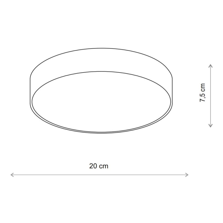 Brilagi - Stropna svjetiljka za kupaonicu CLARE 1xE27/24W/230V pr. 20 cm IP54 bež