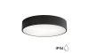 Brilagi - Stropna svjetiljka za kupaonicu CLARE 3xE27/24W/230V pr. 40 cm crna IP54