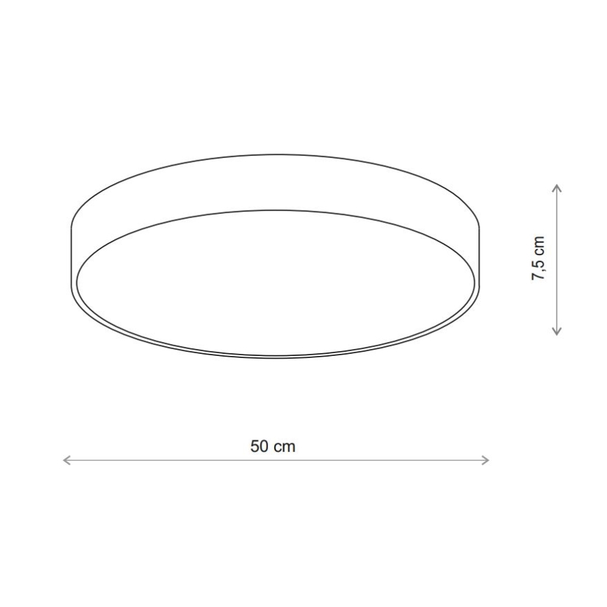 Brilagi - Stropna svjetiljka za kupaonicu CLARE 4xE27/24W/230V pr. 50 cm IP54 bež