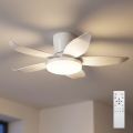 Brilagi - Stropni LED ventilator s mogućnošću prigušivanja LED/32W/230V 3000–6500K Ø95 cm bijela + daljinski upravljač