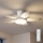 Brilagi - Stropni LED ventilator s mogućnošću prigušivanja LED/32W/230V 3000–6500K Ø95 cm bijela + daljinski upravljač