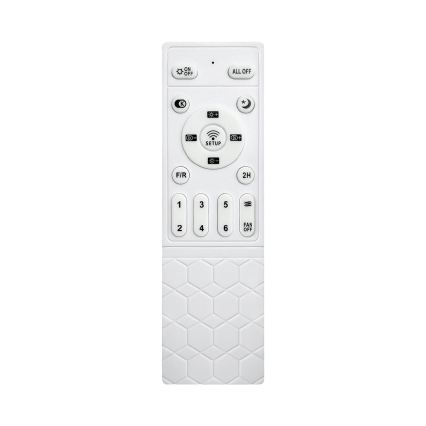 Brilagi - LED stropni ventilator sa mogućnošću prigušivanja, 32W/230V, 3000–6500K, Ø 95 cm, crna/smeđa + daljinski upravljač
