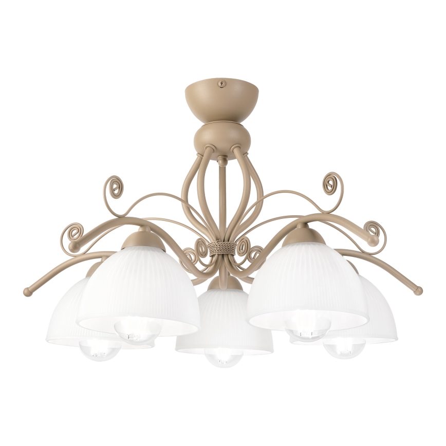 Brilagi - Stropni luster ANTICO MODERN 5xE27/60W/230V bež
