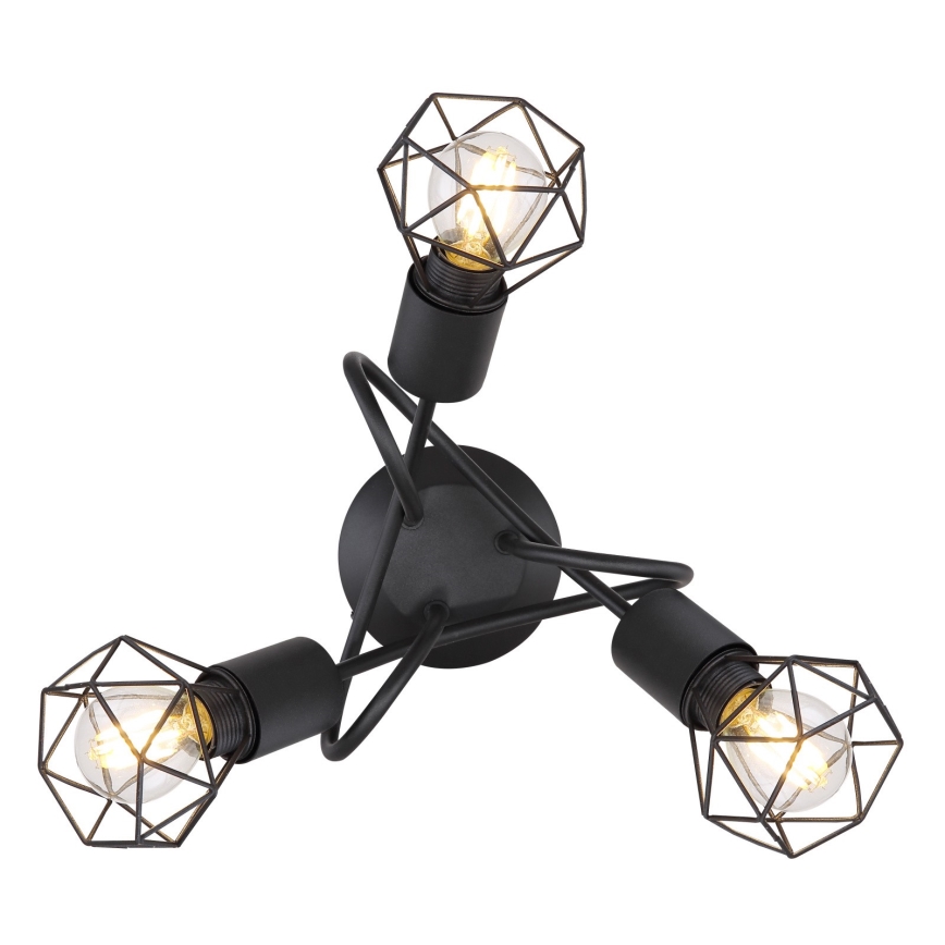 Brilagi - Stropni luster CAGE 3xE14/40W/230V