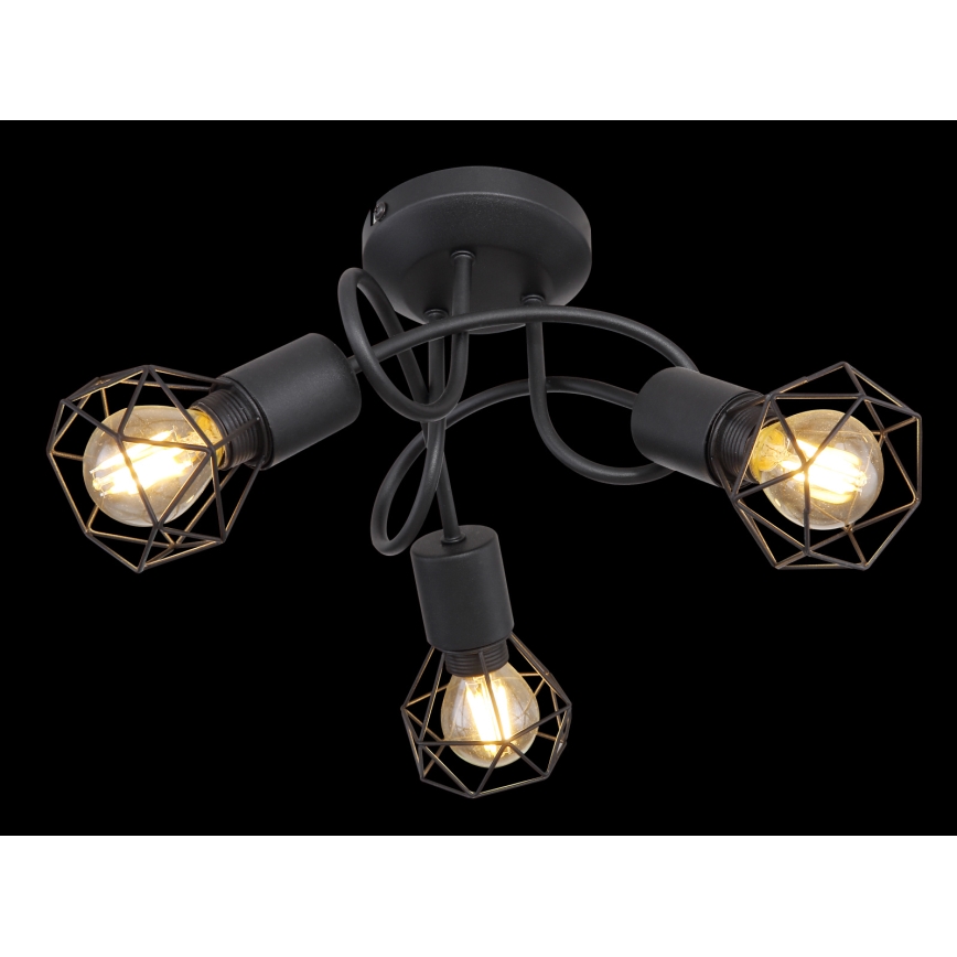 Brilagi - Stropni luster CAGE 3xE14/40W/230V