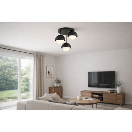BRILAGI - Stropni luster COSMO 3xE27/60W/230V crni