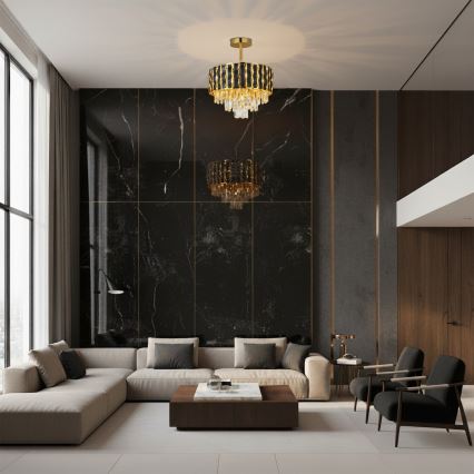 Brilagi - Stropni luster CRISTAL za površinsku montažu 5xE14/40W/230V, Ø 38 cm