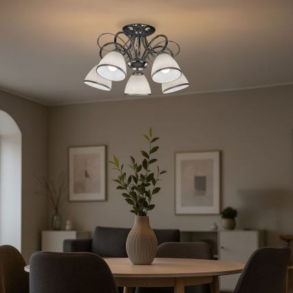 Brilagi - Stropni luster FRED 5xE27/60W/230V, promjer 59 cm, sjajni krom