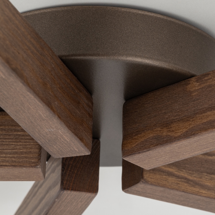 Brilagi - Stropni luster LATTE 5xE27/15W/230V borovina/mix