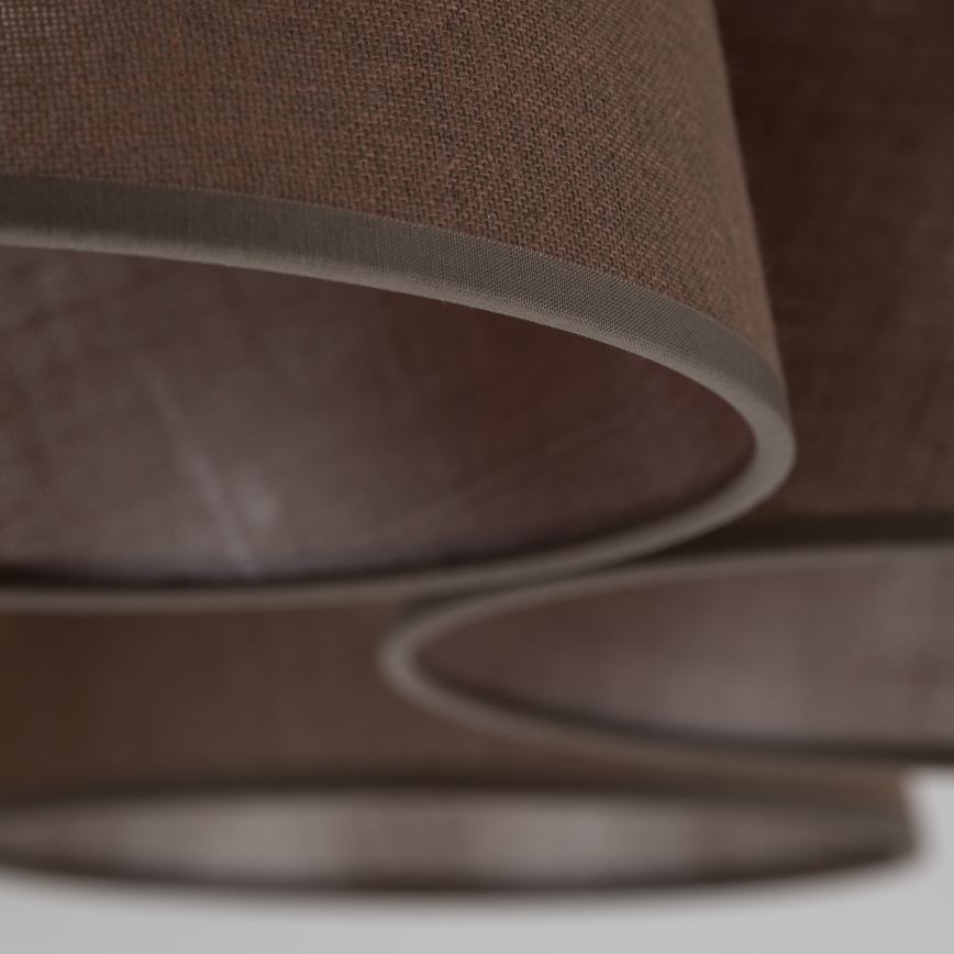 Brilagi - Stropni luster LATTE 5xE27/60W/230V borovina/smeđa