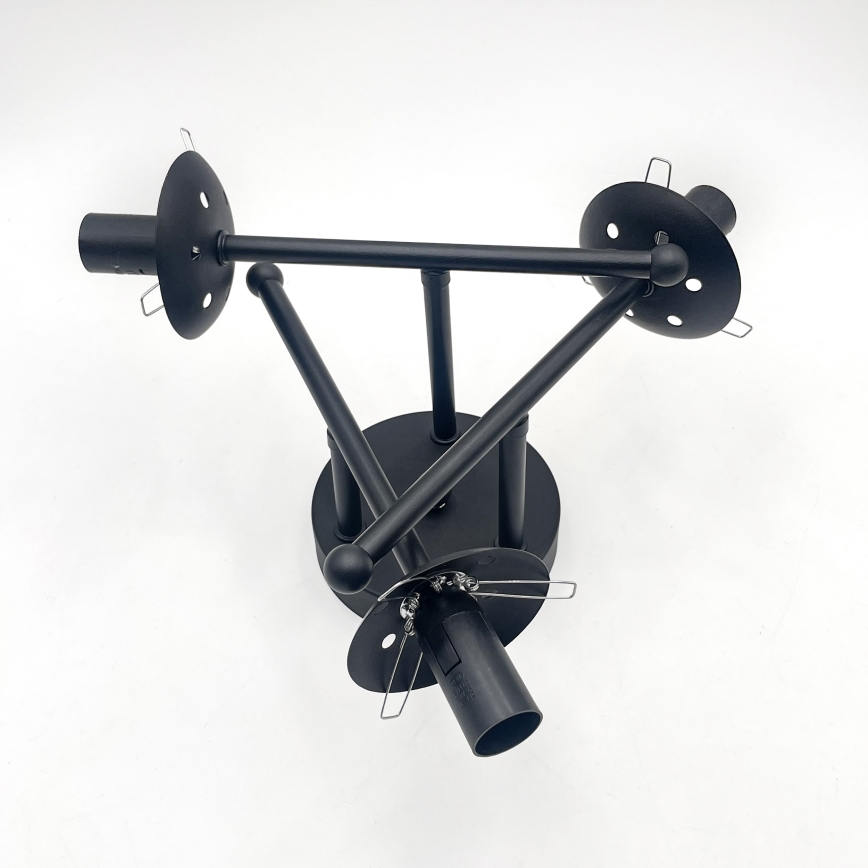 Brilagi - Stropni luster MALIVA 3xE14/15W/230V crni/proziran