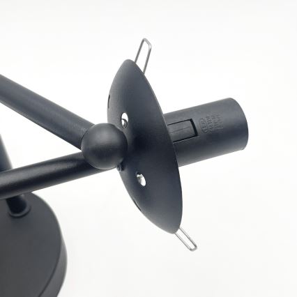 Brilagi - Stropni luster MALIVA 3xE14/15W/230V crni/proziran