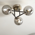 Brilagi - Stropni luster MALIVA 3xE14/15W/230V matni krom/dimno