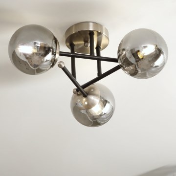 Brilagi - Stropni luster MALIVA 3xE14/15W/230V matni krom/dimno