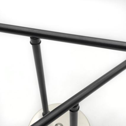 Brilagi - Stropni luster MALIVA 4xE14/15W/230V matni krom/dimljeno staklo