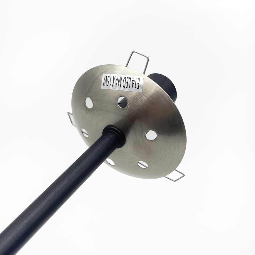 Brilagi - Stropni luster MALIVA 4xE14/15W/230V matni krom/dimljeno staklo