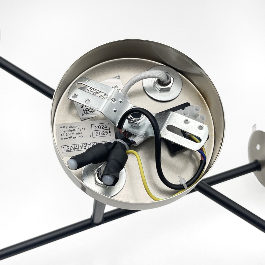 Brilagi - Stropni luster MALIVA 4xE14/15W/230V matni krom/dimljeno staklo