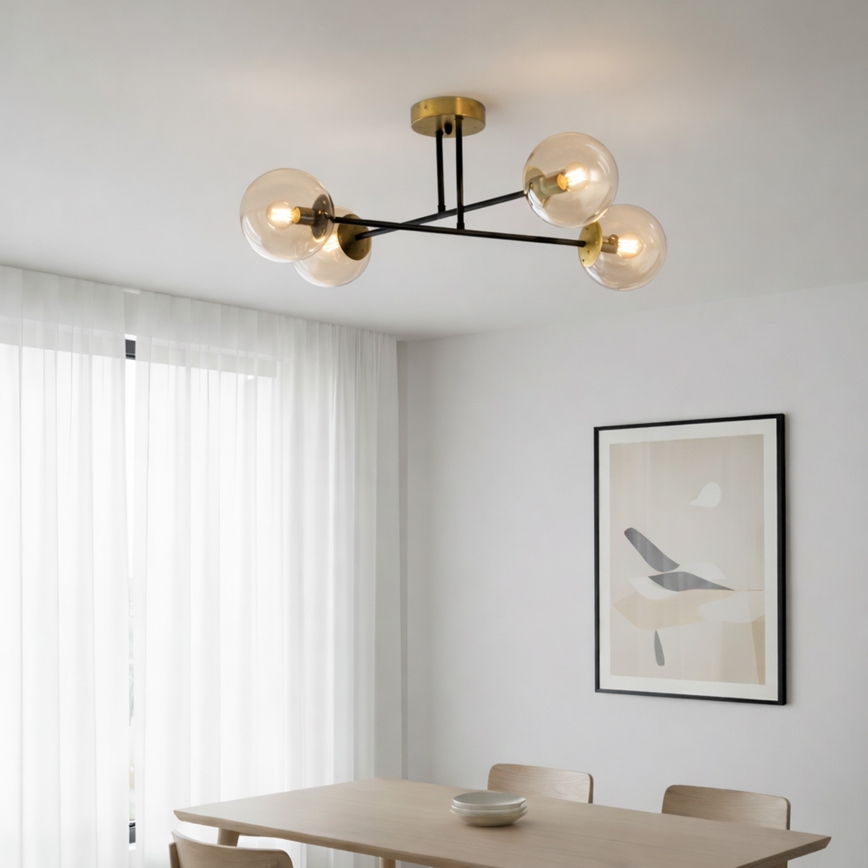 Brilagi - Stropni luster MALIVA 4xE14/15W/230V zlatni