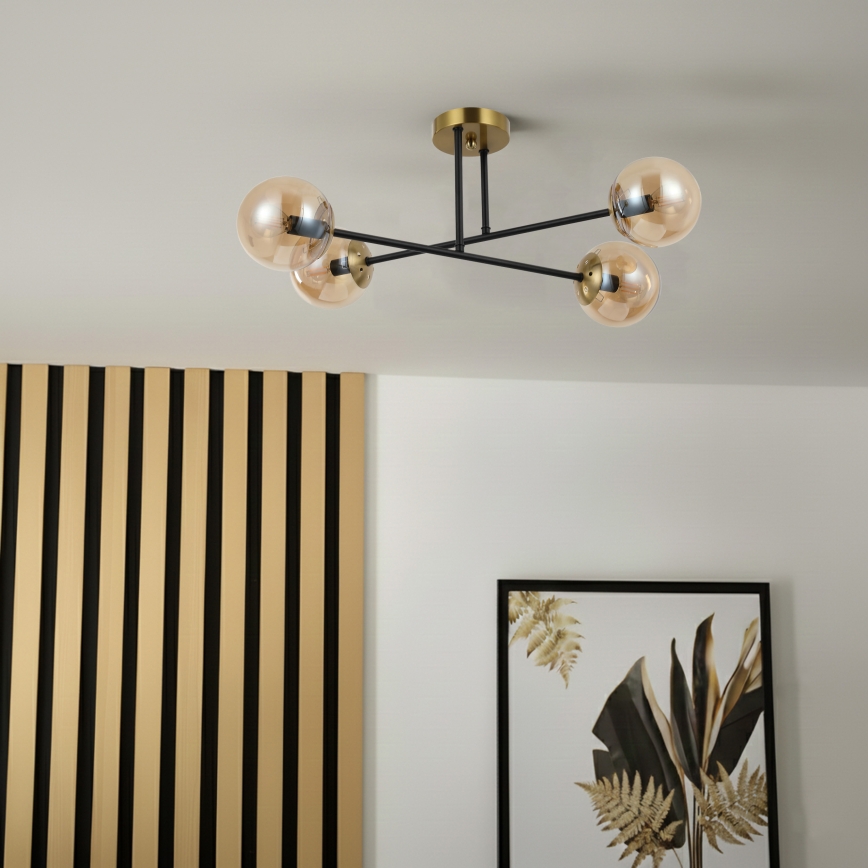 Brilagi - Stropni luster MALIVA 4xE14/15W/230V zlatni