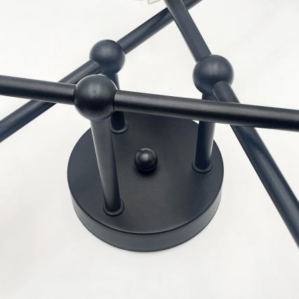 Brilagi - Stropni luster MALIVA 6xE14/15W/230V crna/bijela