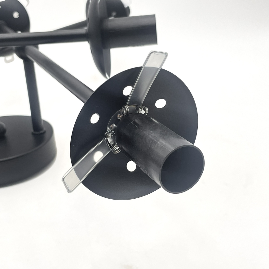 Brilagi - Stropni luster MALIVA 6xE14/15W/230V crna/bijela