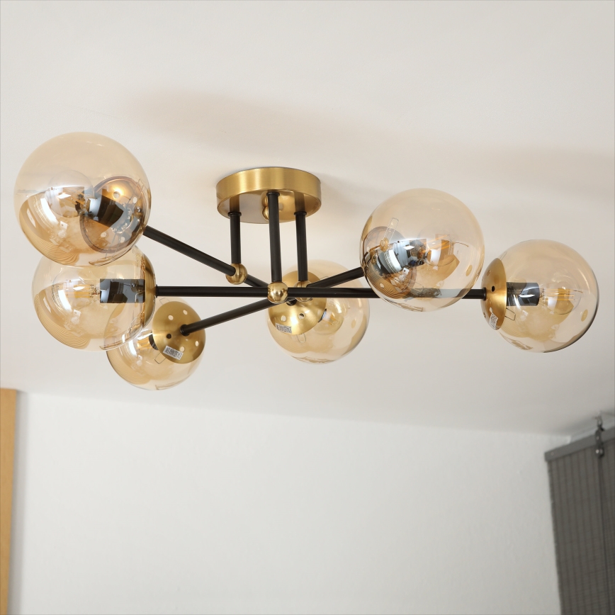 Brilagi - Stropni luster MALIVA 6xE14/15W/230V zlatni