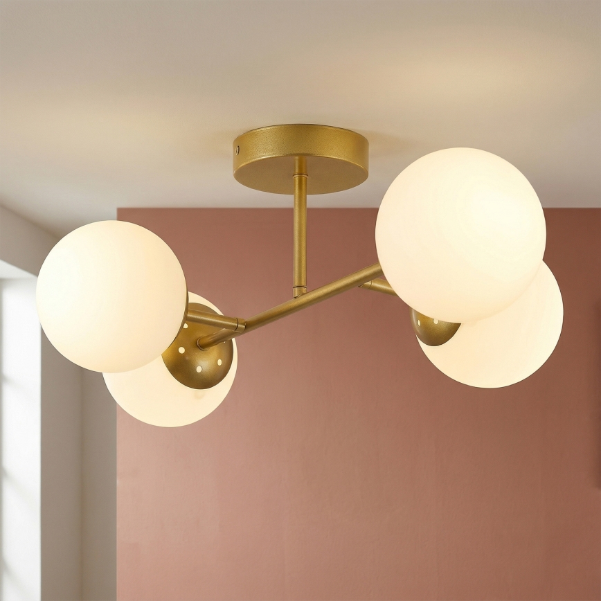 Brilagi - Stropni luster MALONY 4xE14/20W/230V zlatna