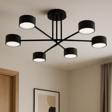 Brilagi - Stropni luster MONO 6xGX53/12W/230V crna