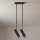 Brilagi - Stropni luster na štapu SELE 2xGU10/30W/230V crni