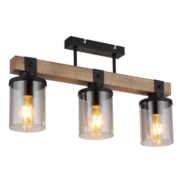 Brilagi - Stropni luster VISTA 3xE27/60W/230V hrast