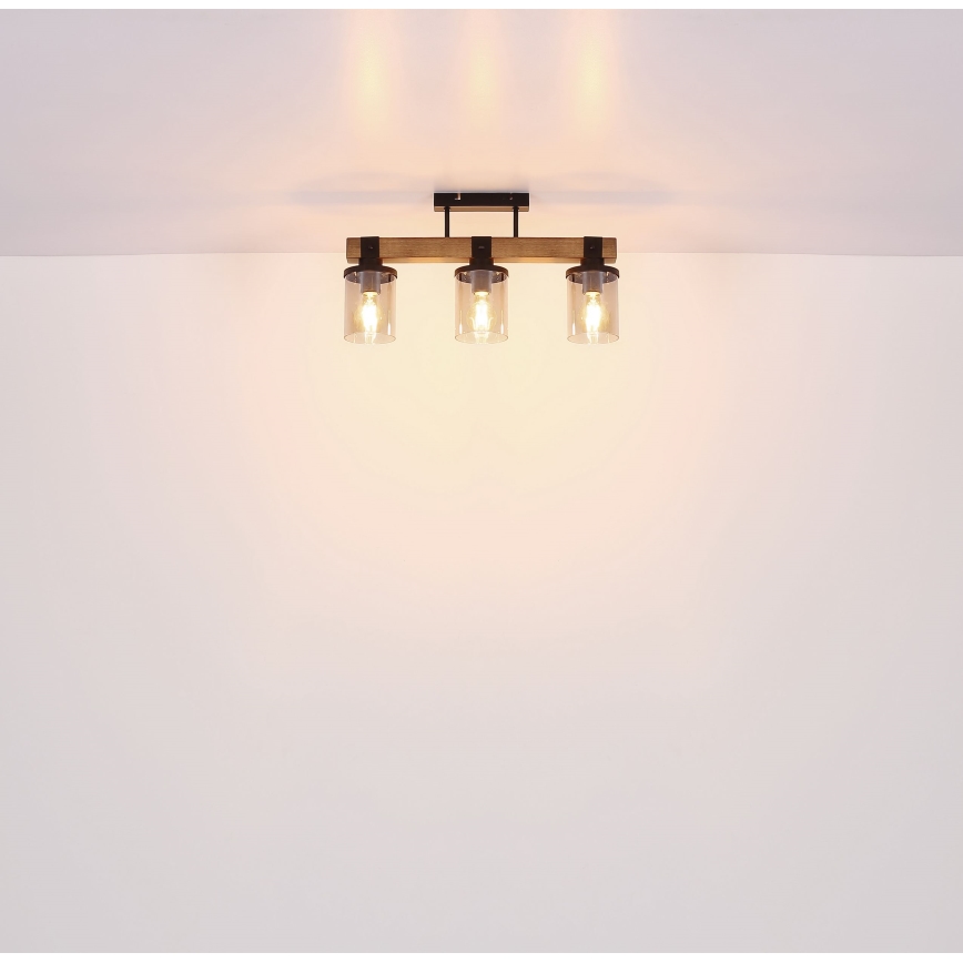 Brilagi - Stropni luster VISTA 3xE27/60W/230V hrast