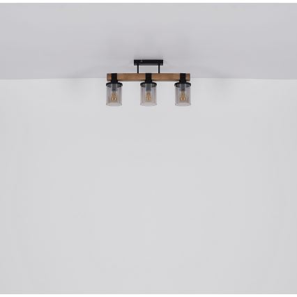 Brilagi - Stropni luster VISTA 3xE27/60W/230V hrast