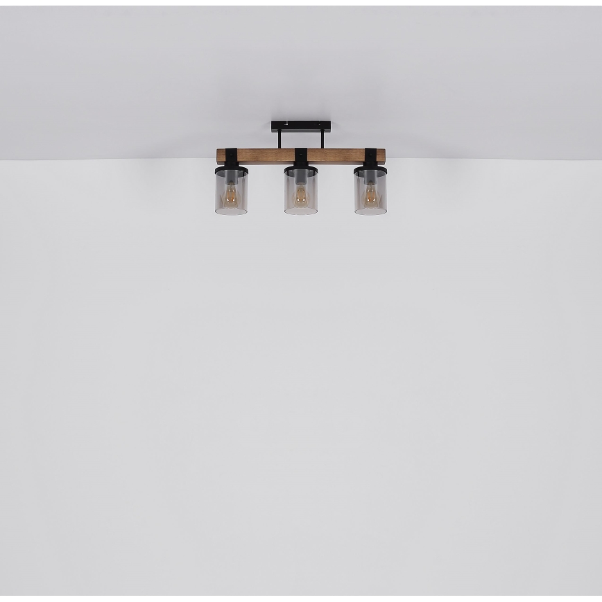 Brilagi - Stropni luster VISTA 3xE27/60W/230V hrast