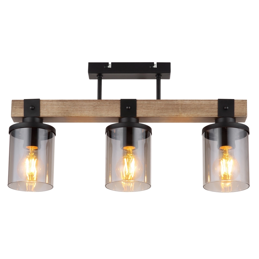 Brilagi - Stropni luster VISTA 3xE27/60W/230V hrast