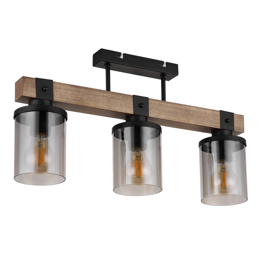 Brilagi - Stropni luster VISTA 3xE27/60W/230V hrast