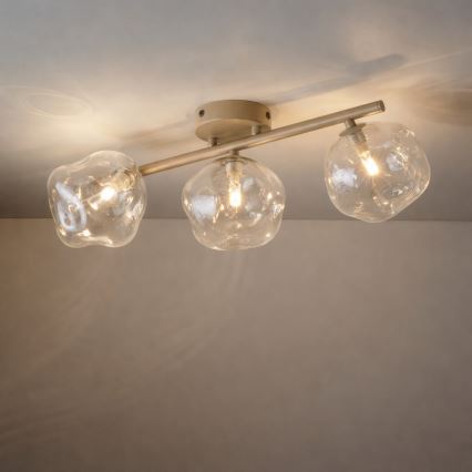 Brilagi - Stropni luster VULCANO 3xG9/8W/230V bež/dimljeno bež