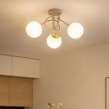 Brilagi - Stropni luster za površinsku montažu 3xE27/60W/230V bež/zlatna
