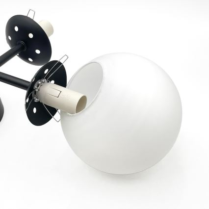 Brilagi - Stropni luster za površinsku montažu MALONY 4xE14/20W/230V crna