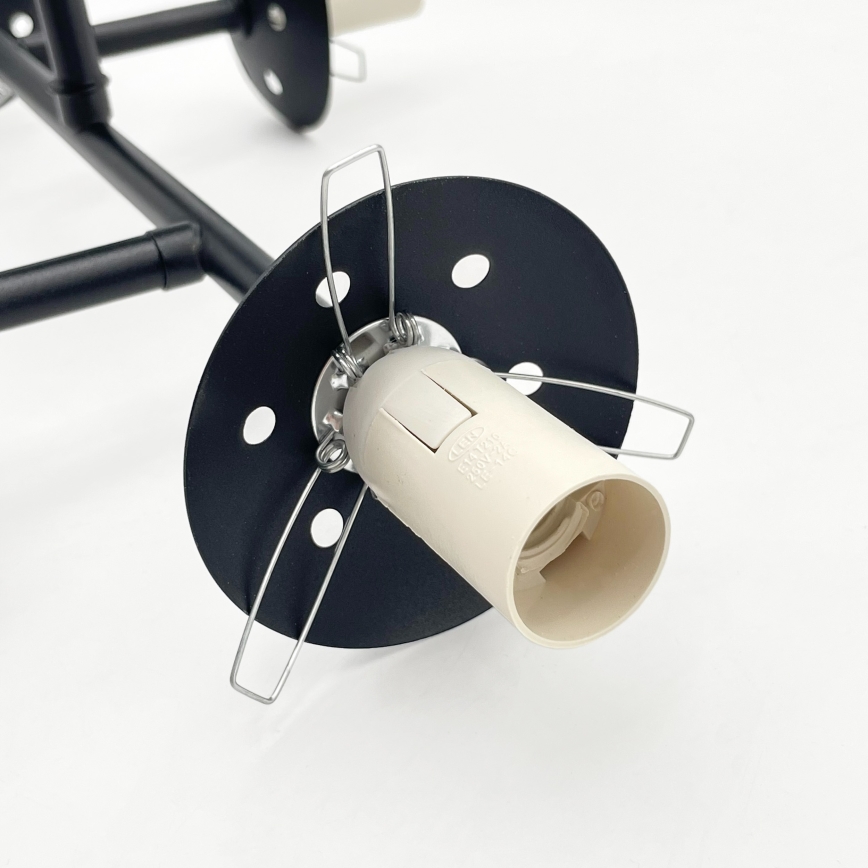 Brilagi - Stropni luster za površinsku montažu MALONY 4xE14/20W/230V crna