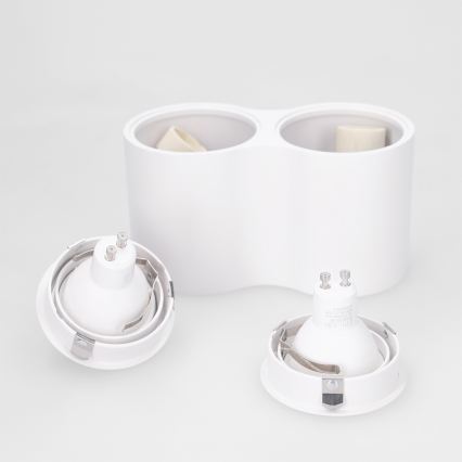 BRILAGI - Stropni reflektor MIA DOUBLE 2xGU10/30W/230V bijela