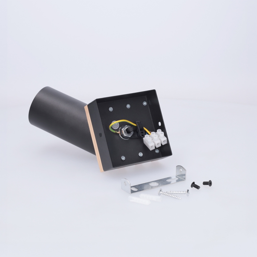 Brilagi - Stropni spot SELE WOOD ACOUSTIC 1xGU10/30W/230V crna/drvo