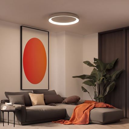 BRILAGI - LED stropna svjetiljka s mogućnošću prigušivanja FALCON II LED/108W/230V 3000-6500K Ø 80 cm bež + daljinski upravljač
