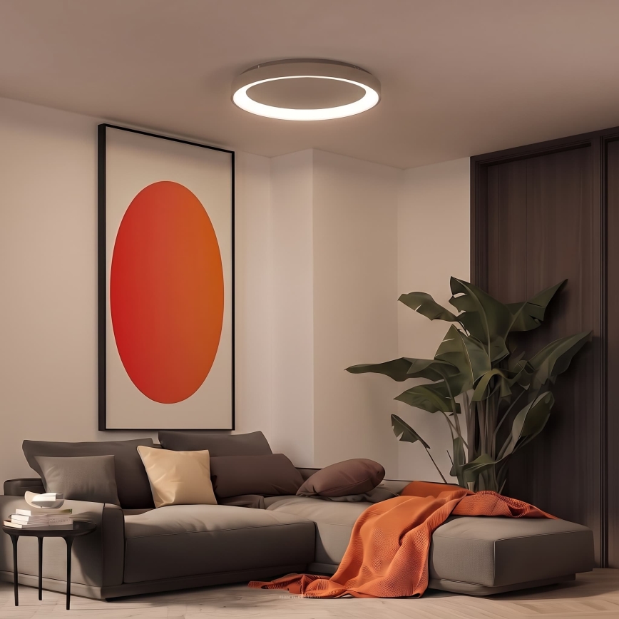 BRILAGI - LED stropna svjetiljka s mogućnošću prigušivanja FALCON II LED/108W/230V 3000-6500K Ø 80 cm bež + daljinski upravljač