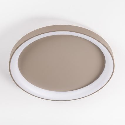 BRILAGI - LED stropna svjetiljka s mogućnošću prigušivanja FALCON II LED/108W/230V 3000-6500K Ø 80 cm bež + daljinski upravljač