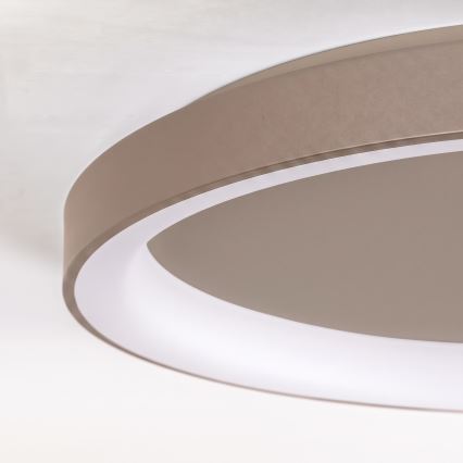 BRILAGI - LED stropna svjetiljka s mogućnošću prigušivanja FALCON II LED/108W/230V 3000-6500K Ø 80 cm bež + daljinski upravljač